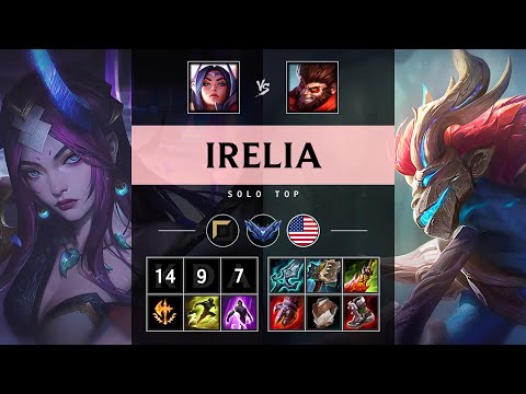 Irelia Top vs Wukong - NA Diamond Patch 25.09