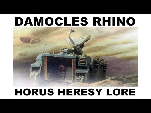 Damocles Command Rhino - Legiones Astartes - Horus Heresy Lore and Background - Space Marines