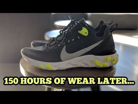 Nike React Element 55 Volt Part 2 - After 150 hours of wear / On Feet & Comfort Review