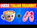 Guess ITALIAN BRAINROT ANIMALS By Emojis Ballerina Cappuccina Tralalero Bombardino Crocodilo