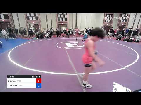 195 Lbs Rr Rnd 3 - Jason Singer, Arsenal Wrestling Club Vs Aethan Munden, South Side Wrestling Clu
