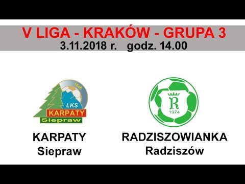 KARPATY Siepraw RADZISZOWIANKA  03.11.2018 r.  V LIGA KRAKÓW grupa 3