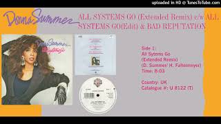 Donna Summer - All Systems Go (Extended Remix)