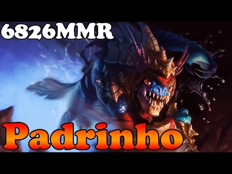 Dota 2 - Padrinho♥ plays Slark vol 1# - Ranked Match Gameplay