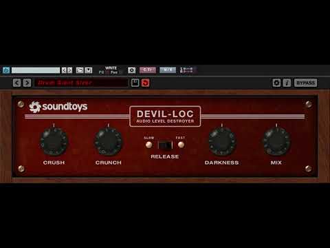Soundtoys Devil-Loc Deluxe ドラムに使ってみた