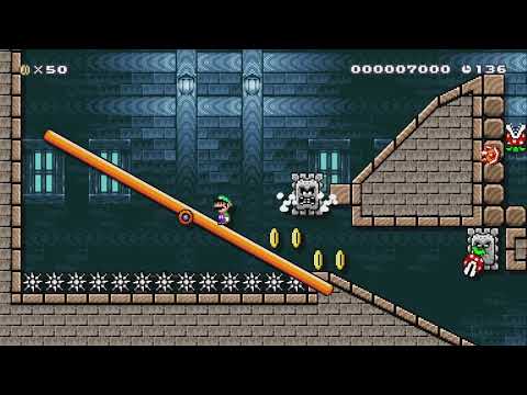 SM64 Inspired Secret Slide by Ezzdogga - Super Mario Maker 2 - No Commentary 1bu