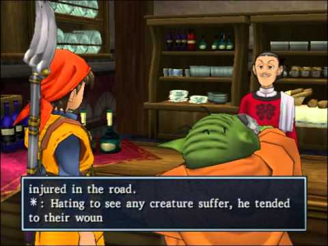 177 Dragon Quest 8 Cutscene - Hearing the History of Tryan Gully