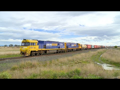 3AM5 Pacific National Container Train (23/6/2021) - PoathTV Australian Railways