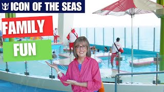 Explore ICON OF THE SEAS' Surfside Neighborhood :A Family-Friendly Tour | ROYAL CARIBBEAN
