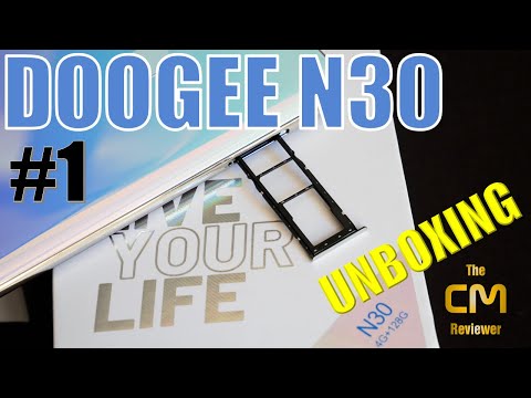 Doogee N30 Test #1 - Budget Smartphone Quadcam & Triple Tray - Unboxing (Deutsch, mit engl. hints)