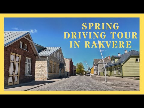 Spring Car Driving Tour In Rakvere, Estonia - 2024 🇪🇪 🌷 🚗