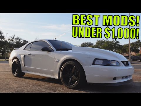 Top 5 BEST Performance Mods For Your 1999-2004 Mustang GT Under $1,000! (Increase HP Cheap & Easy)