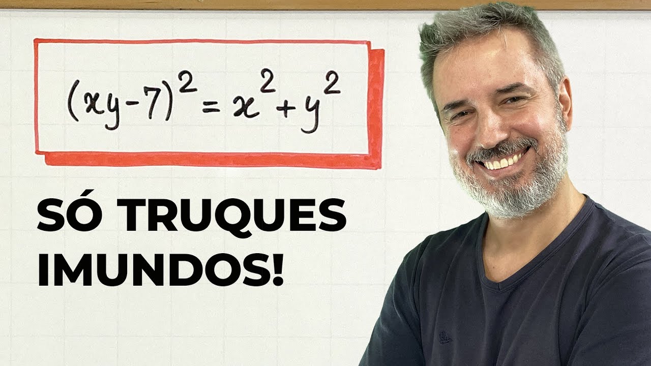 Uma equação que exige TRUQUES SUJOS! 🤯🇮🇳 (xy−7)² = x² + y²