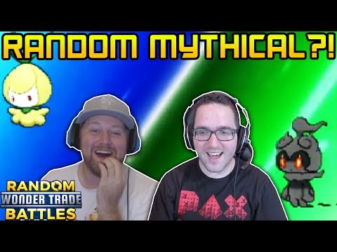 MYTHICAL POKEMON WINS THE GAME! | RANDOM Wonder Trade Battles vs JustPlayPokemon!