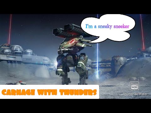 being a sneaky sneeker with the carnage | War Robots