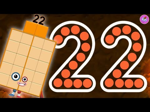 Numberblocks 22 Magic Run Go Explore - New Adventure Twenty Two number | Introducing with 22 mystery