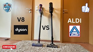 Ultimativer Staubsauger-Duell: Dyson V8 vs. Aldi Ambiano - Wer saugt sich an die Spitze?