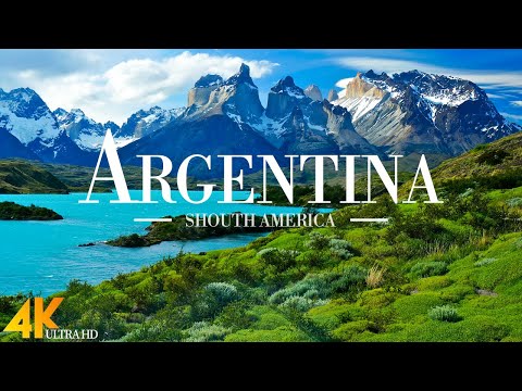 FLYING OVER ARGENTINA (4K UHD) • Stunning Footage, Scenic Relaxation Film with Calming Music