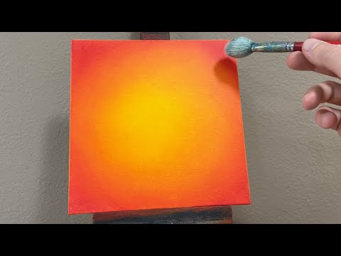The KEY to Blending Acrylic Paint on Canvas
