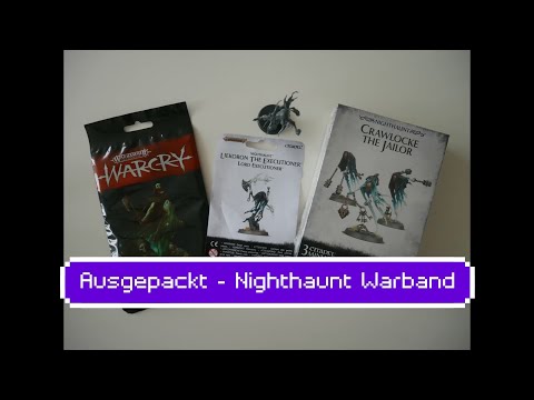 Ausgepackt: Haul -- Nighthaunt Regelkarten - Warcry - Unboxing Deutsch/German