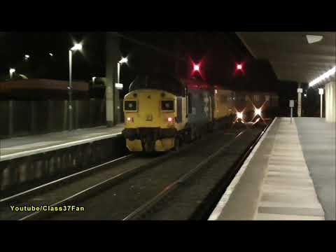 37116 & 37025 1Q82 Carlisle - Blackpool North Test Train 25th March 2021