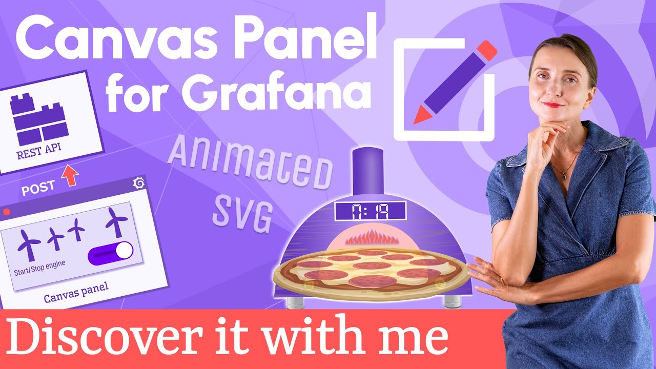 Canvas panel for Grafana | Advanced animated SVG element