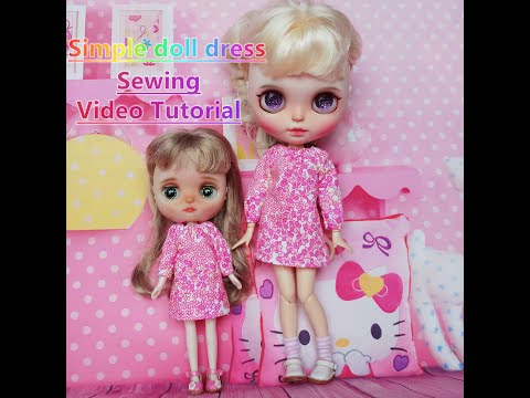 Making Doll Dress for Blythe & Middie Blythe