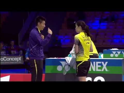 2014 YONEX DENMARK OPEN - SF WS | Li X R [1] (CHN) VS Sung J H [4] (KOR)