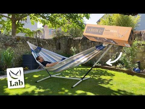 ENTSPANNUNG IM GARTEN MIT DEM GESTELL FÜR HÄNGEMATTEN NAUTICO