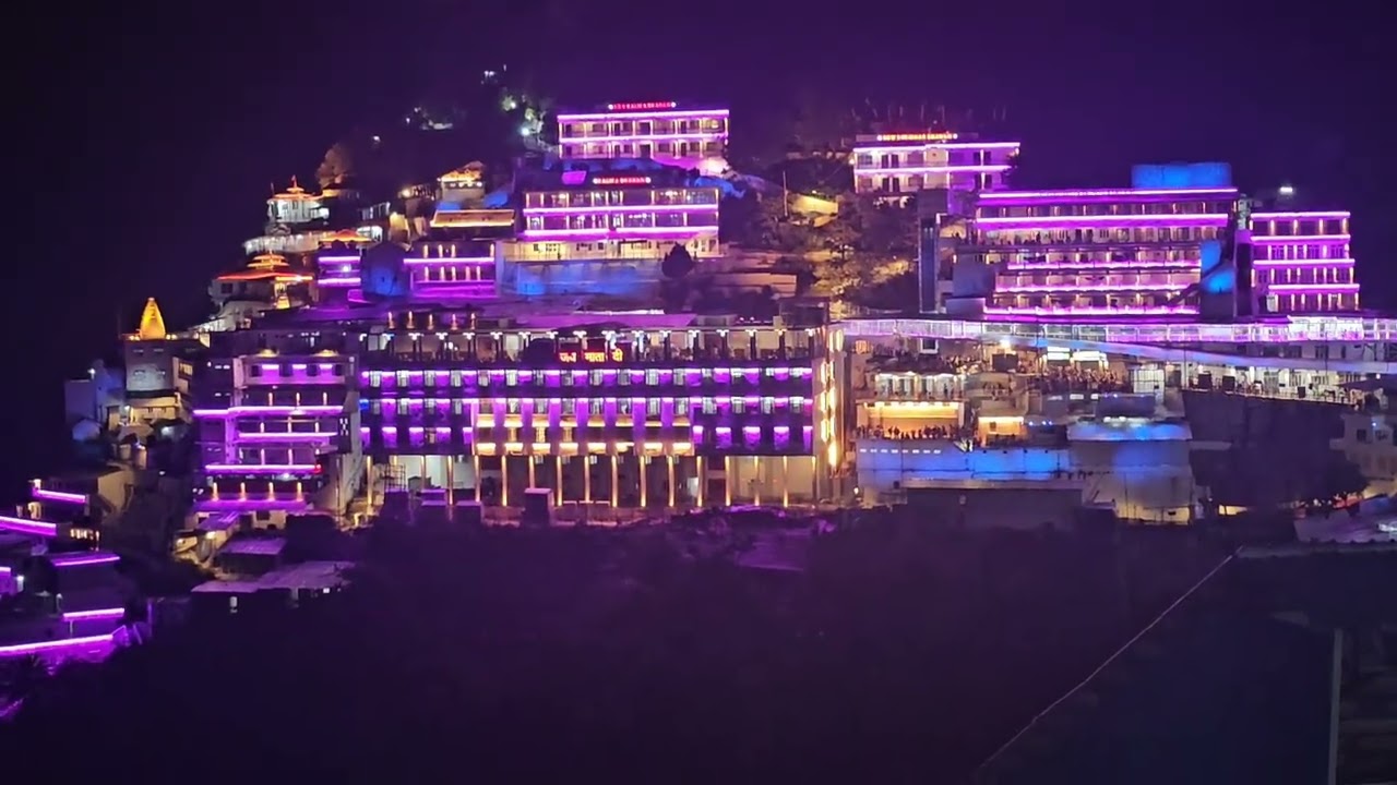 Maa Vaishno Devi Bhawan Night View 😍 | Divine Darshan at Night 🙏