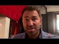 EDDIE HEARN ON MAKING THE REMATCH BETWEEN LOGAN PAUL & KSI "DONT BE A HATER!"