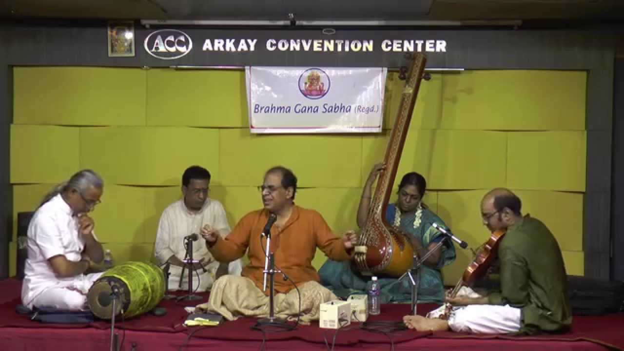Brahma Gana Sabha-Nalli Aadi Isai Vizha-Sriram Parasuram Vocal