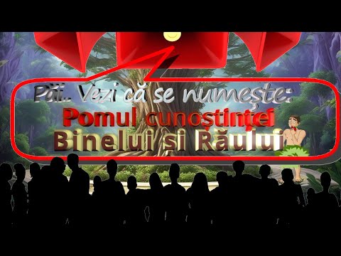 Păi.. Vezi că se numește: Pomul Cunoștinței Binelui și Răului🎄