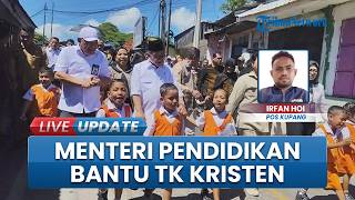 Janji Menteri Pendidikan Dasar saat di NTT, Abdul Mu'ti akan Kirim Alat Peraga Anak untuk TK Kristen