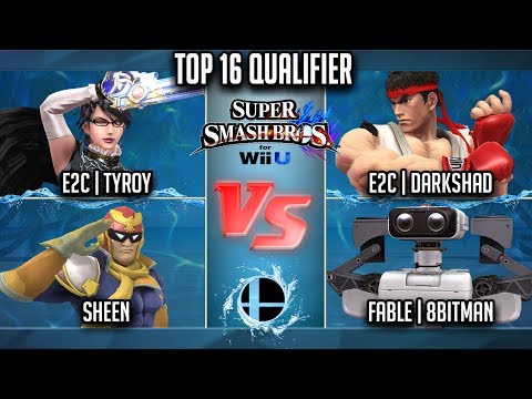 Smash'N'Splash 3  TOP 16 QUALIFIER - E2C | Tyroy + Sheen vs E2C | Darkshad + Fable | 8Bitman
