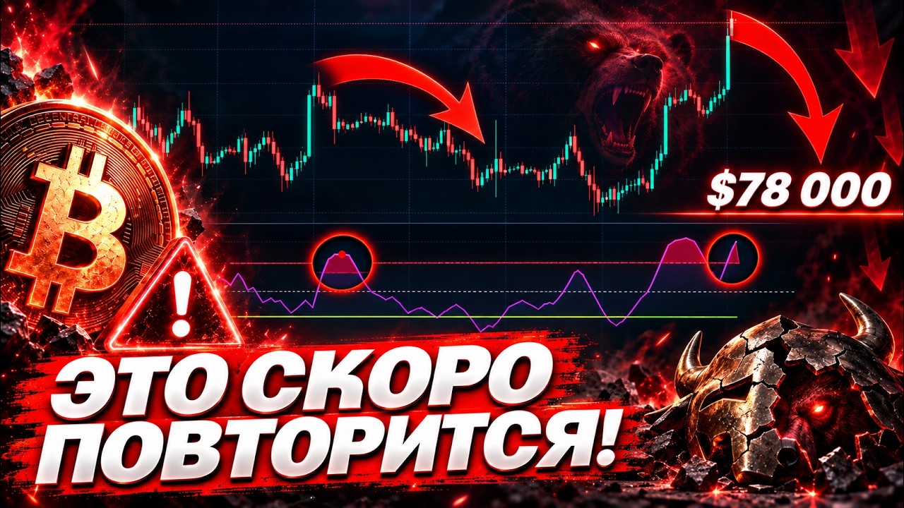 ❗️СРОЧНО, БИТКОИН – ГОТОВИМСЯ К ШОРТАМ?