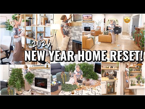 RESETTING MY HOME FOR 2026! NEW YEAR RESET | 2026 CLEANING & ORGANIZING MOTIVATION