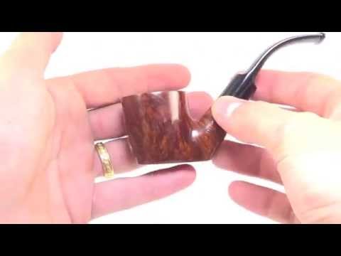 Dunhill Root Briar Group 3 Bent Pot Sitter Smoking Pipe From PIPELIST.COM