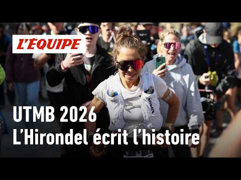 UTMB 2026 - HISTORIQUE ! Blandine L'Hirondel crée L'EXPLOIT et triomphe à Chamonix