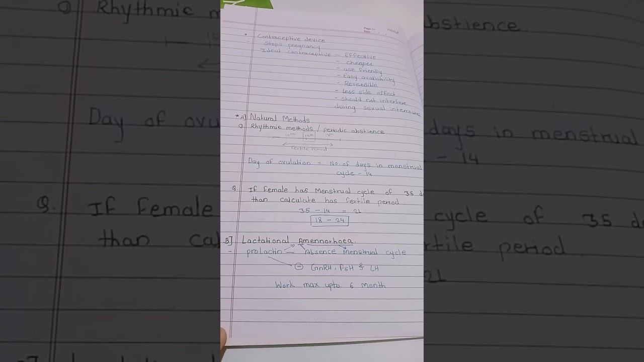 12th class biology 4th chapter reproductive health ncert notes