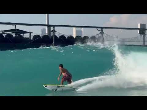 Filipe Toledo's First Waves at Kelly Slater's Wavepool in Abu Dhabi