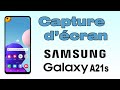 Comment faire une capture d'écran sur Samsung A21s