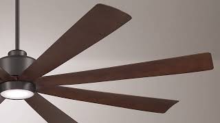 1_Watch A Video About the Casa Grande Matte Black and Dark Walnut LED Large Ceiling Fan