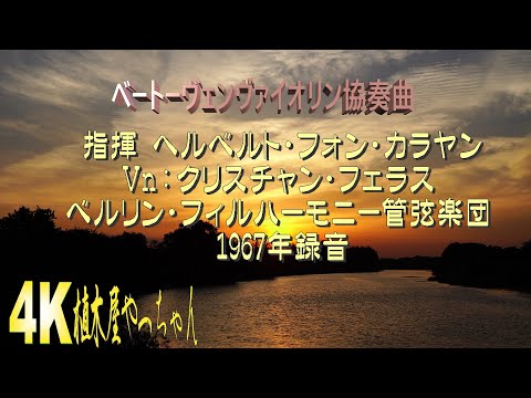 三大ヴァイオリン協奏曲 ベートーヴェン ニ長調第一楽章 karajan