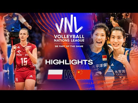 🇵🇱 POL vs. 🇨🇳 CHN - Highlights Semi Finals | Women's VNL 2023
