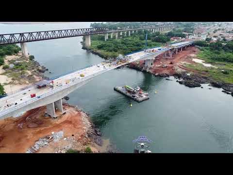 Ponte JK divisa do Tocantins com Maranhão está chegando ao final da conclusão