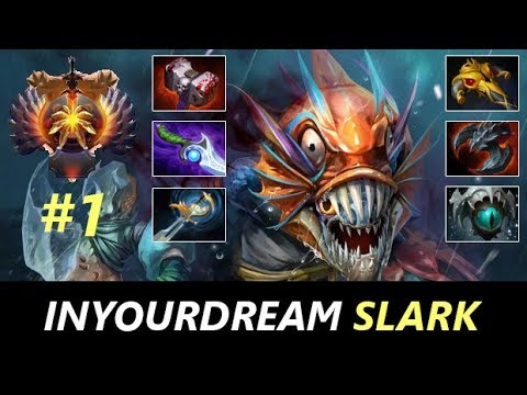 WHEN SEA TOP 1 PLAYS SLARK !! Double Basher Destroy Enemy InYourdreaM Slark Dota 2 7.22