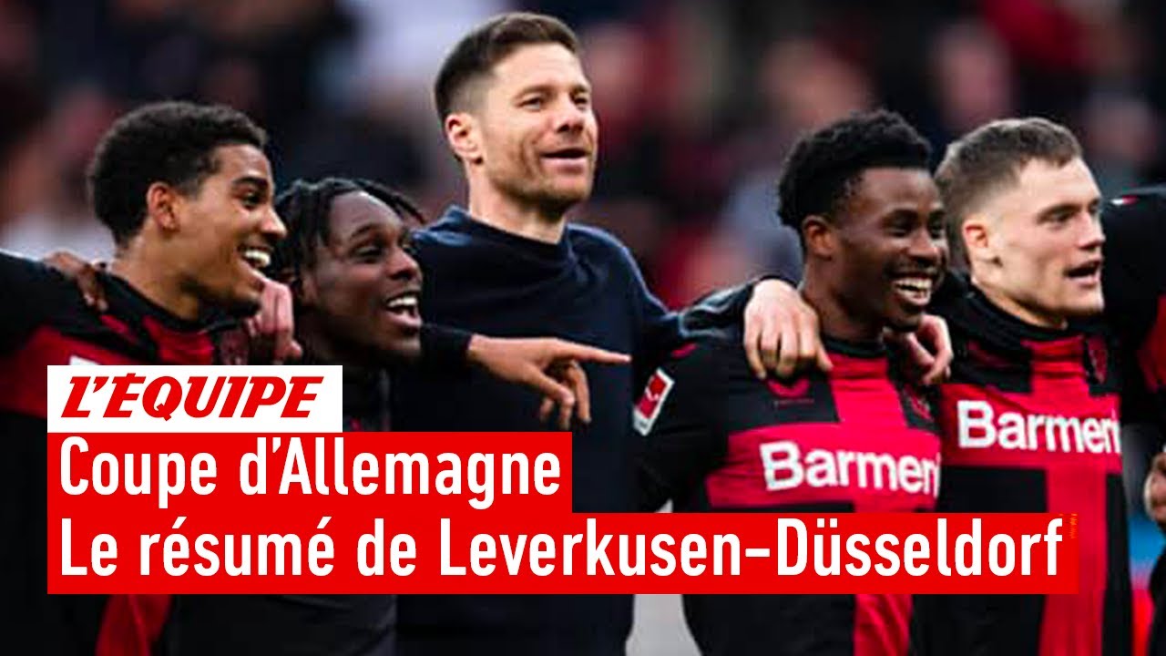 Trop fort pour Dusseldorf, Leverkusen file en finale  - Foot - Coupe d'Allemagne
