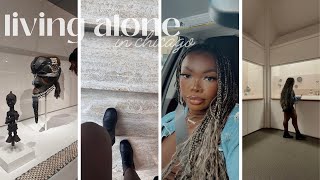 🧸living alone diaries: *overcoming* anxiety + hygiene shopping + solo art date | OYYBELLA