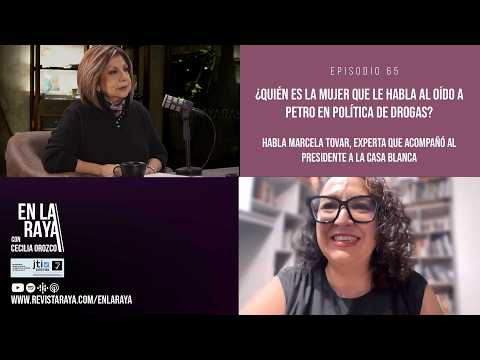 ¿Quién es la mujer que le habla al oído a Petro en política de drogas?